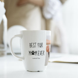 Moderne, beste Mama für alle Zeiten | Hundebahn Fo Milchtasse