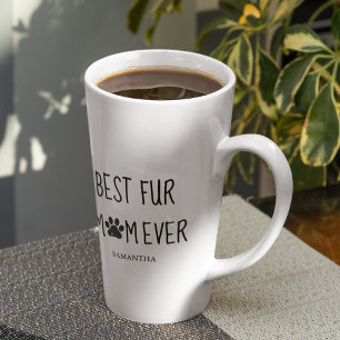 Moderne, beste Mama für alle Zeiten Hundebahn Fo Milchtasse