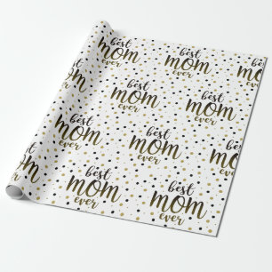 Moderne beste Mama je Geschenkpapier