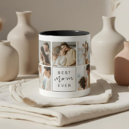 Moderne beste Mama je nach Foto Kaffee Tasse