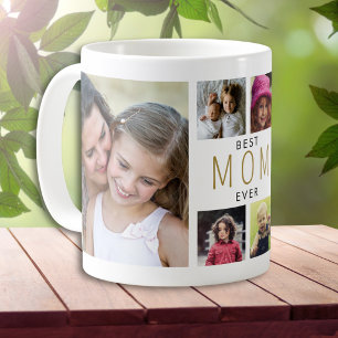Moderne Beste-Mutter-aller-Zeiten-6-Foto-Collage-W Kaffeetasse