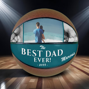 Moderne Beste Papa Allerzeit Vatertag 3 Foto Colla Basketball
