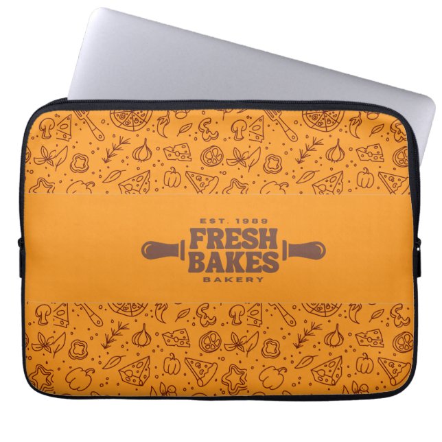 Moderne beste Pizza der Stadt Professional  Laptopschutzhülle (Vorderseite)