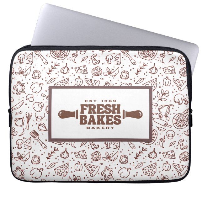 Moderne beste Pizza der Stadt Professional  Laptopschutzhülle (Vorderseite)