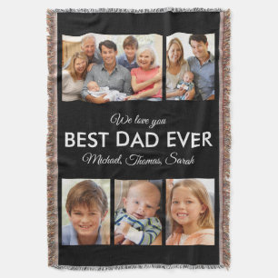 Moderne beste Vater aller Zeiten Benutzerdefiniert Decke