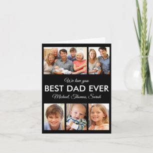 Moderne beste Vater aller Zeiten Benutzerdefiniert Karte