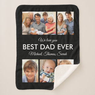 Moderne beste Vater aller Zeiten Benutzerdefiniert Sherpadecke
