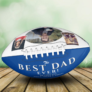 Moderne Beste Vater Vater 3 Foto-Collage Fußball Football