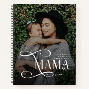 Moderne besten Rezepte Mama Foto Muttertagsgeschen Notizbuch