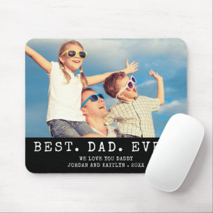 Moderne BESTER VATER ALLER Zeiten Ein Foto Persona Mousepad