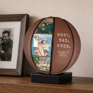 Moderne BESTER VATER ALLERZEITEN 3 Fotos Personali Mini Basketball