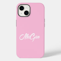 Moderne Bezeichnung Minimal für Monogramm Rosa Far