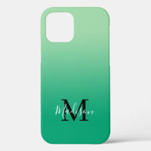 Moderne Bezeichnung Monogram Light bis Dark Green