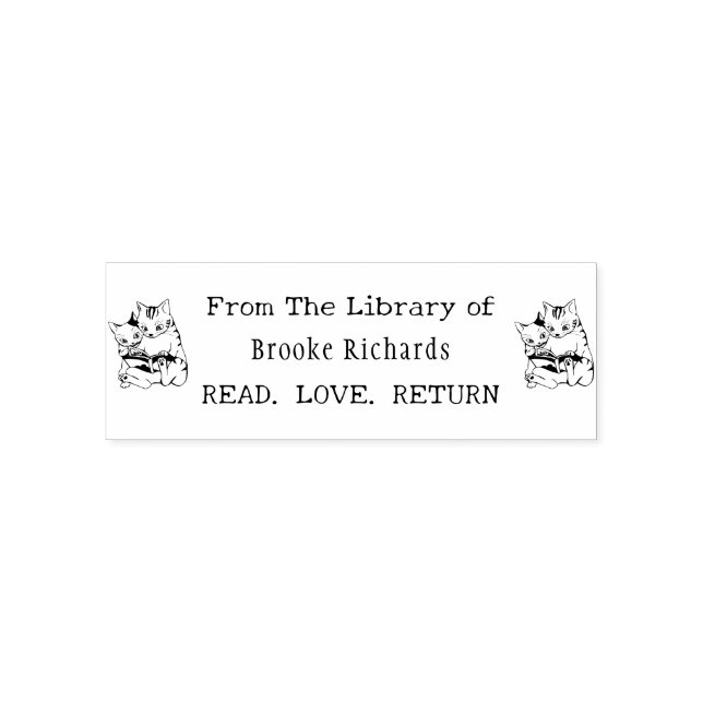 Moderne Bibliothek der Liebe Permastempel (Design)