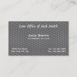 MODERNE Bienenwaben-Visitenkarte Visitenkarte