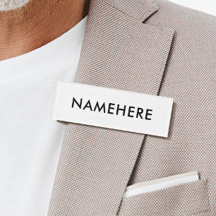 Moderne Big Schriftartes einfache Minimalistische  Namenschild