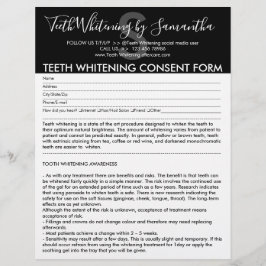 Moderne billige Haushaltsform Teeth Whitening Flyer