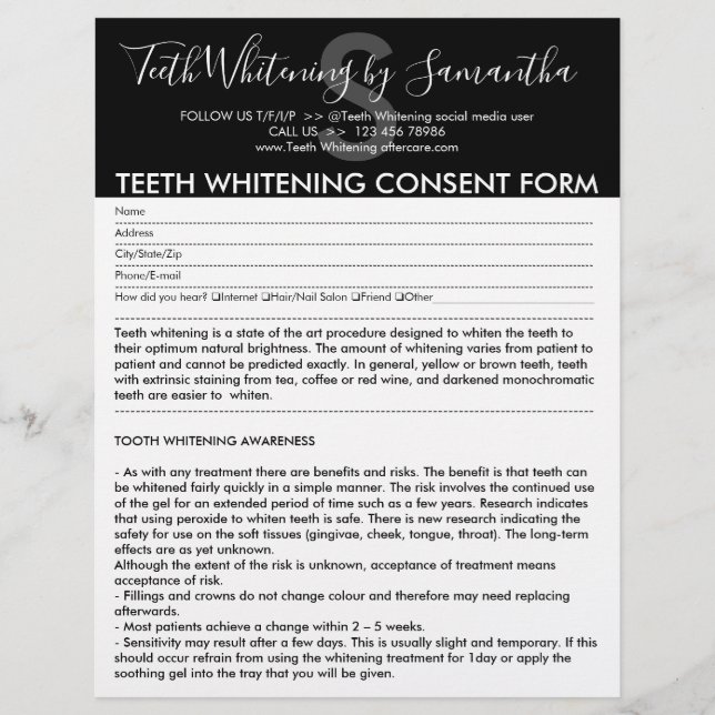 Moderne billige Haushaltsform Teeth Whitening Flyer (Vorne)