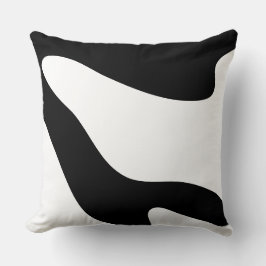 Moderne Bio Abstrakte Wellenform Kissen