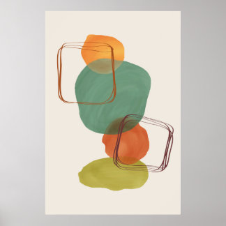 Moderne Bio Formen Moderne Kunst 1 Poster