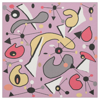 Moderne Bio Spheres des Mittelalters der 50er Jahr Stoff