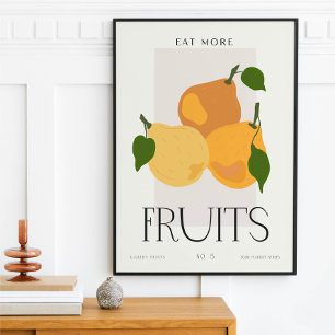 Moderne Birnen-Küchen-Wandkunst Essen Markt Serie Poster