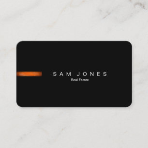 Moderne Black Business Card Visitenkarte
