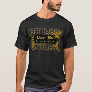 Moderne Black Gold Biene Fabulous Bee You Queen Be T-Shirt