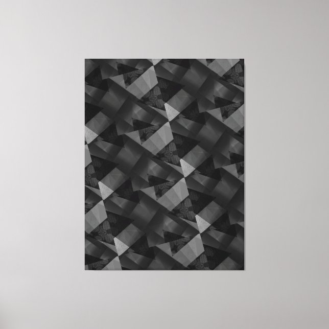 Moderne - BLACK-GRAY-Sehr schöne Leinwand drucksvo (Vorderseite)