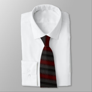 Moderne Black Red Neck Tie Krawatte