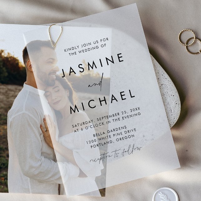 Moderne Black Script Hochzeit (Von Creator hochgeladen)