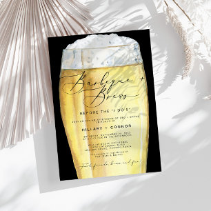 Moderne Black Sys & Hers Calligraphy GRILLEN & Bre Einladung