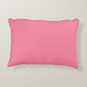 Moderne Blase rosa Schlicht Solid Color Dekokissen