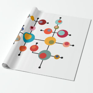 Moderne Blasen aus dem Mittelalter  Geschenkpapier