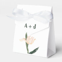 Moderne blassrosa floral
