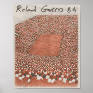 Moderne Blättergalerie-Dekoration Poster