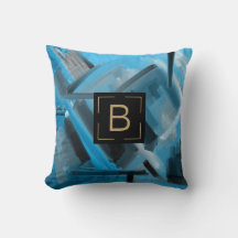 Moderne, blaue, Abstrakte Kunstformen