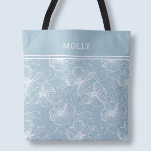 Moderne blaue Blumengestaltung Eleganter individue