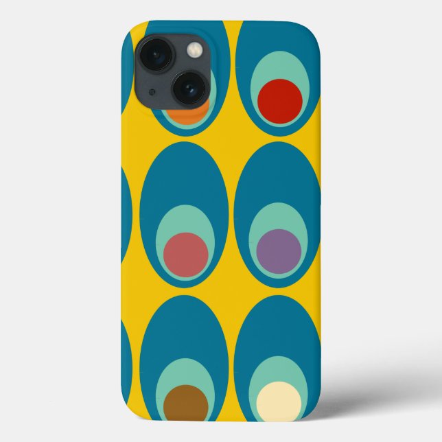 Moderne blaue Eier aus dem Mittelalter Case-Mate iPhone Hülle (Rückseite)