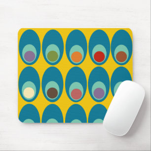 Moderne blaue Eier aus dem Mittelalter Mousepad