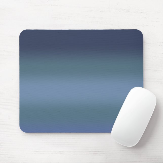 Moderne blaue Gradientengalaxie Mousepad (Mit Mouse)