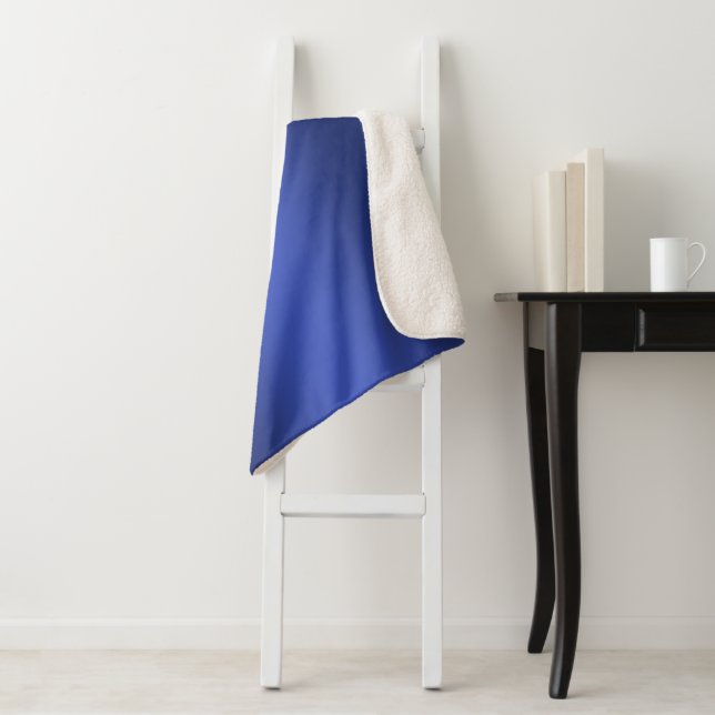 Moderne blaue Gradientengalaxie Sherpadecke (Beispiel)