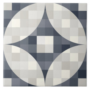 Moderne blaue graue und beige Keramikfliesen aus d Fliese