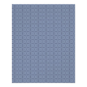 Moderne Blaue Kreisförmige Formen Nahtloses Muster Poster