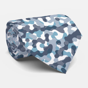 Moderne blaue Tarnung Krawatte