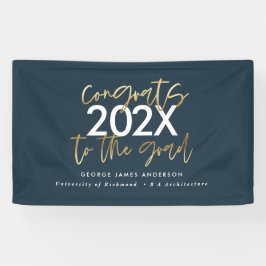 Moderne, blaue und goldene Schrift, stilvoller Abs Banner