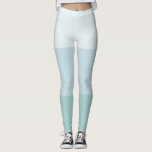Moderne blaue Vorlage Elegantes Pastellfarben Leggings<br><div class="desc">Moderne Blue Green Template Elegante Pastellfarben Leggings.</div>
