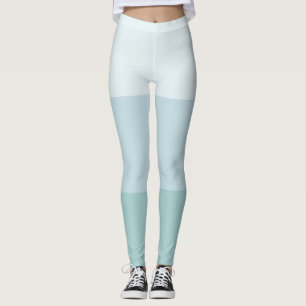 Moderne blaue Vorlage Elegantes Pastellfarben Leggings