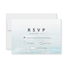 Moderne blaue Wasserfarbenhochzeit