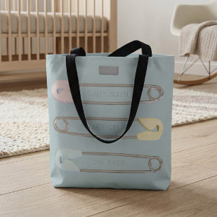 Moderne blaue Wickelstecknadel-Tasche für Babyjung